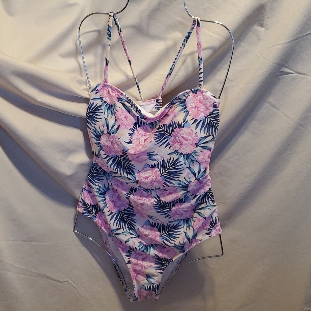Hot Water Floral One Piece SZ LG
